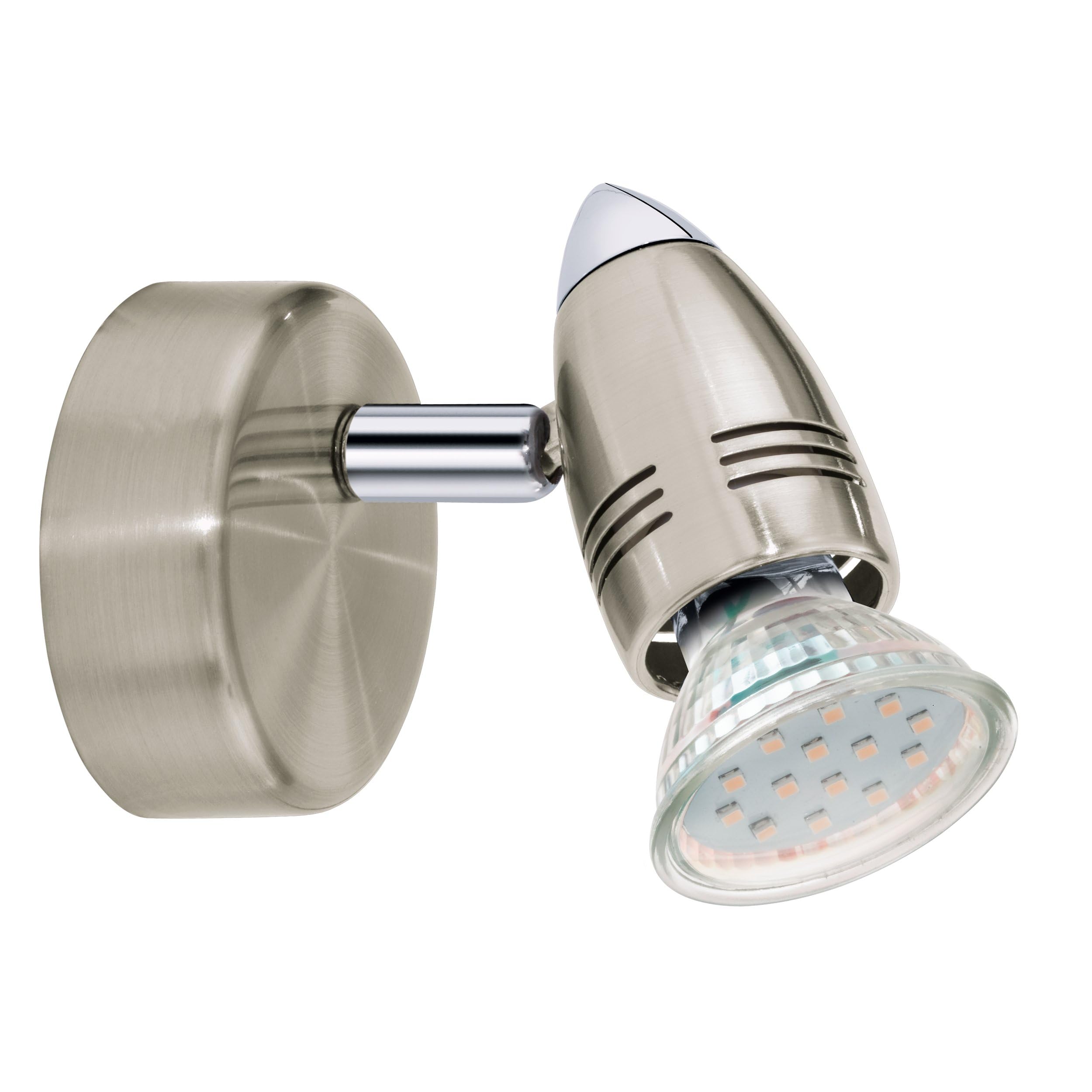 Wall Light Silver Magnum Spot Satin Nickel Eglo 92641