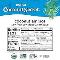 Vista 6 de Coconut Secret salsa de aminos de coco orgánico 8 oz (2 paquetes)