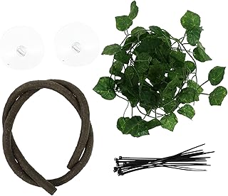 Ipetboom 1 Conjunto De Videiras Para Paisagismo Para Animais De Estimação Suprimentos Para Animais De Estimação Videiras Para Répteis Trepadeiras Para Répteis Videiras Da Selva