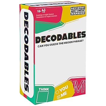 Spin Master Games Decodables A Hysterical Adult Party Game