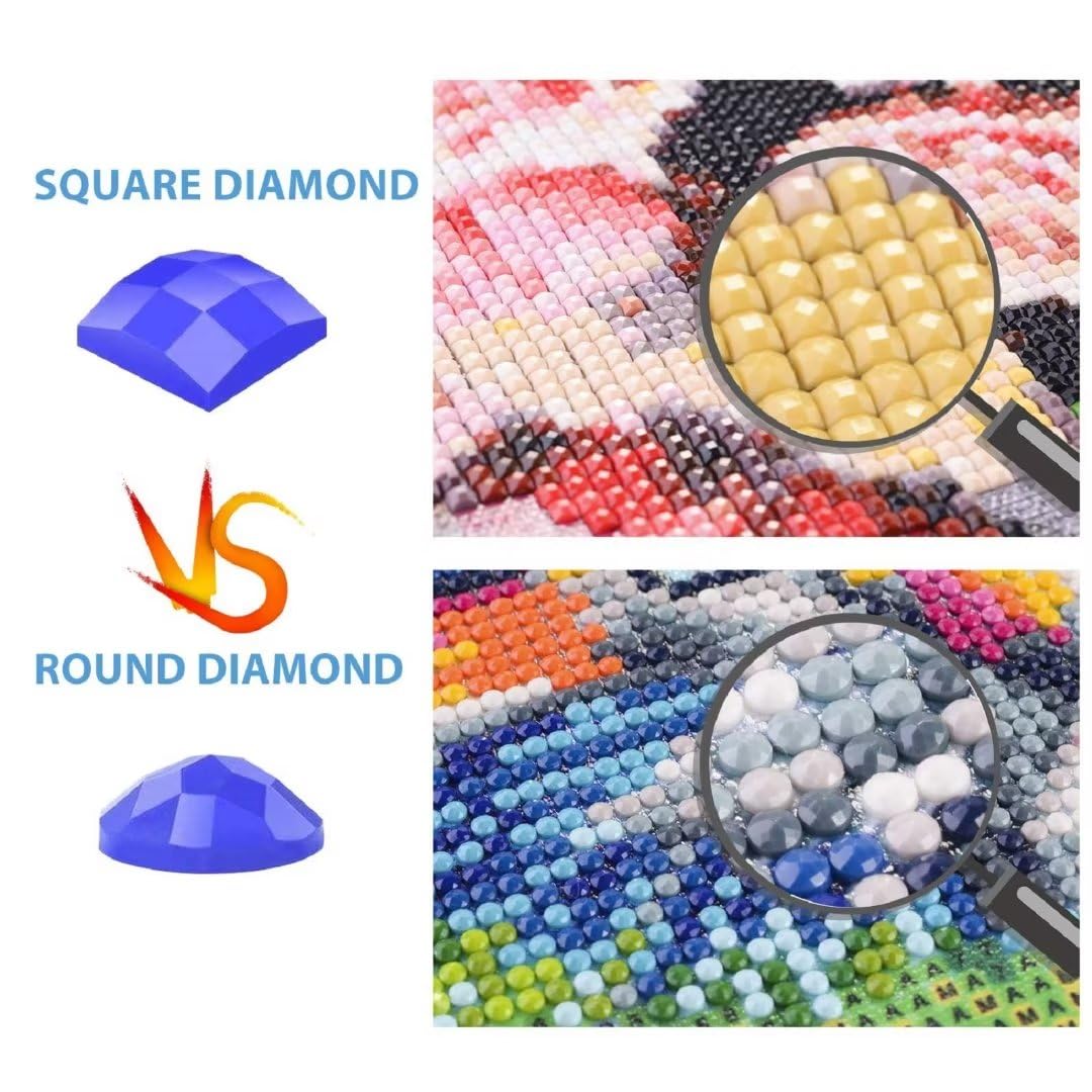 Diamond Painting Dame Rêve Peinture Diamant, Grand Format 80 X 40Cm,5D