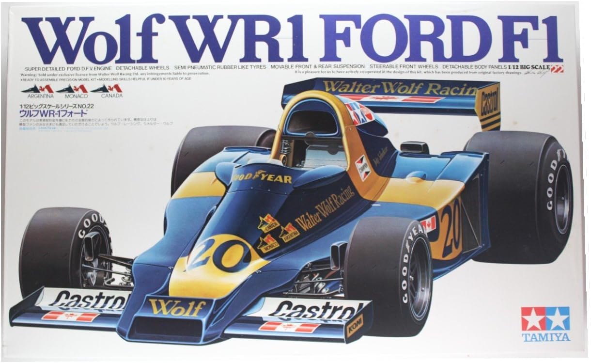 TAMIYA 1/12 Big Scale Series NO.22 Wolf WR-1 Ford Model Kit
