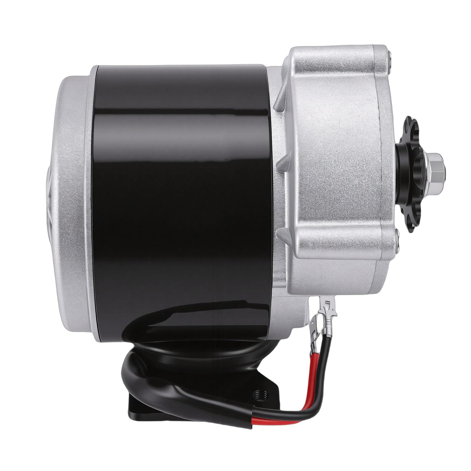 Alomejor Motore di riduzione della velocità elettrico, in lega di alluminio, potenza 500 W, motore 12 V CC per biciclette e moto fuoristrada