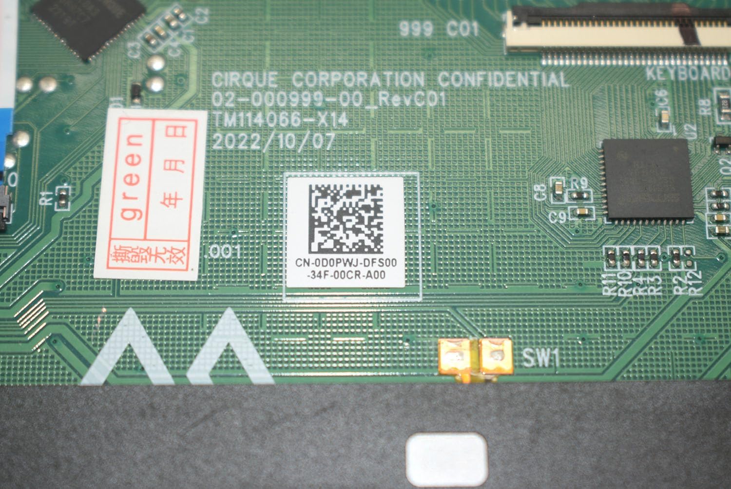 New for Latitude 5540 E5540 Precision 3580 Laptop Touchpad Trackpad Mouse Board 09YVDD 9YVDD 0D0PWJ D0PWJ