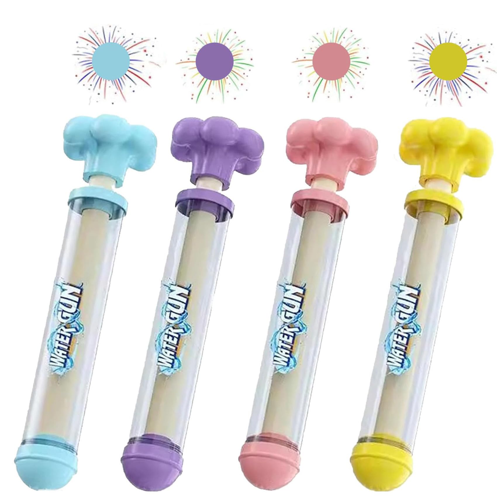 Firework Water Spray Gun - 2/4PCS Fireworks Water Gun, Funny Romantic FireworkWaterGun for Family Gatherings, Water Festivals, Pool Parties (4Pcs)