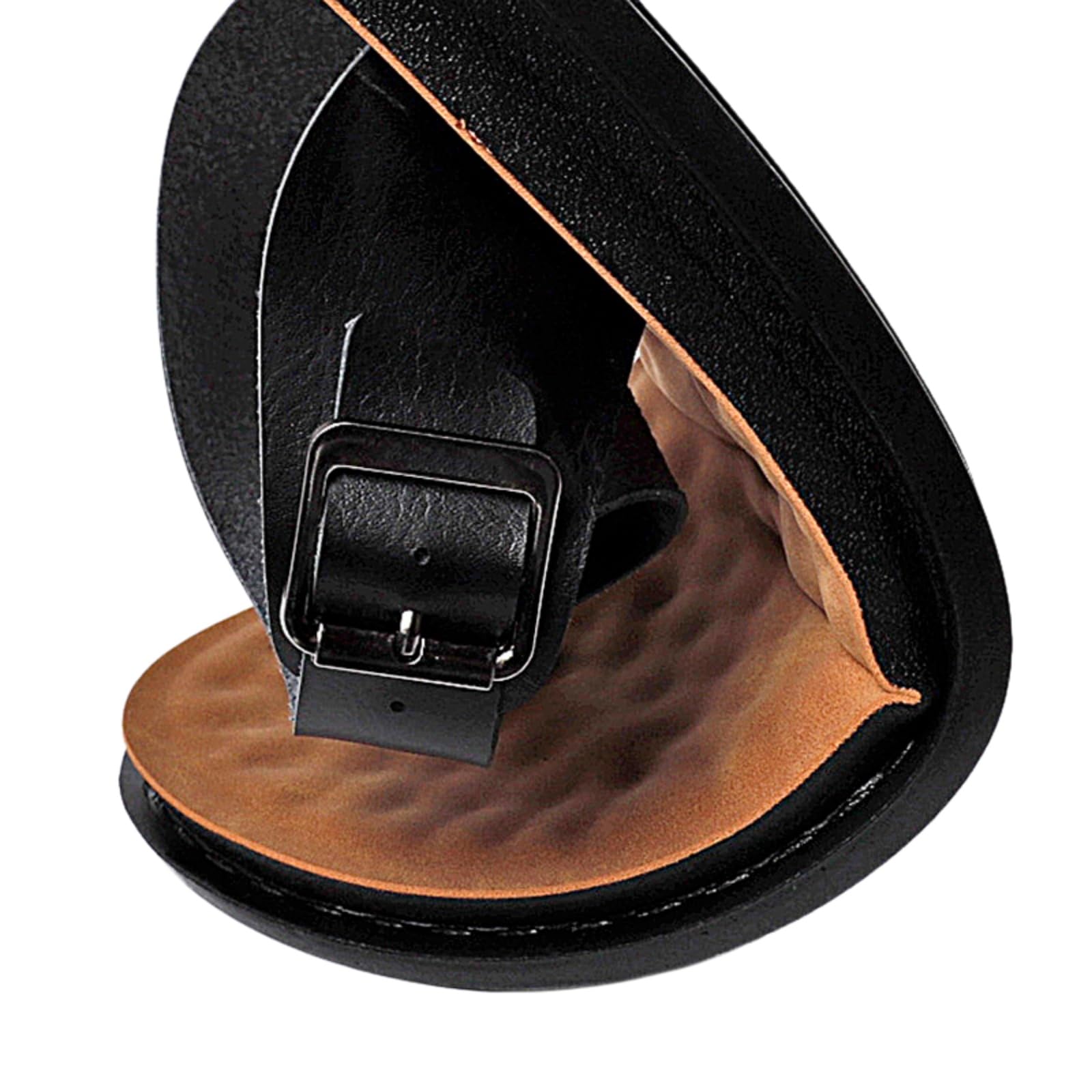 Zapatillas de casa Cuero Verano Los Hombres, Sandalias PU, Deslizamiento Casual En Zapatos Playa para Viajes Y Ocio Al Aire Libre-black-47