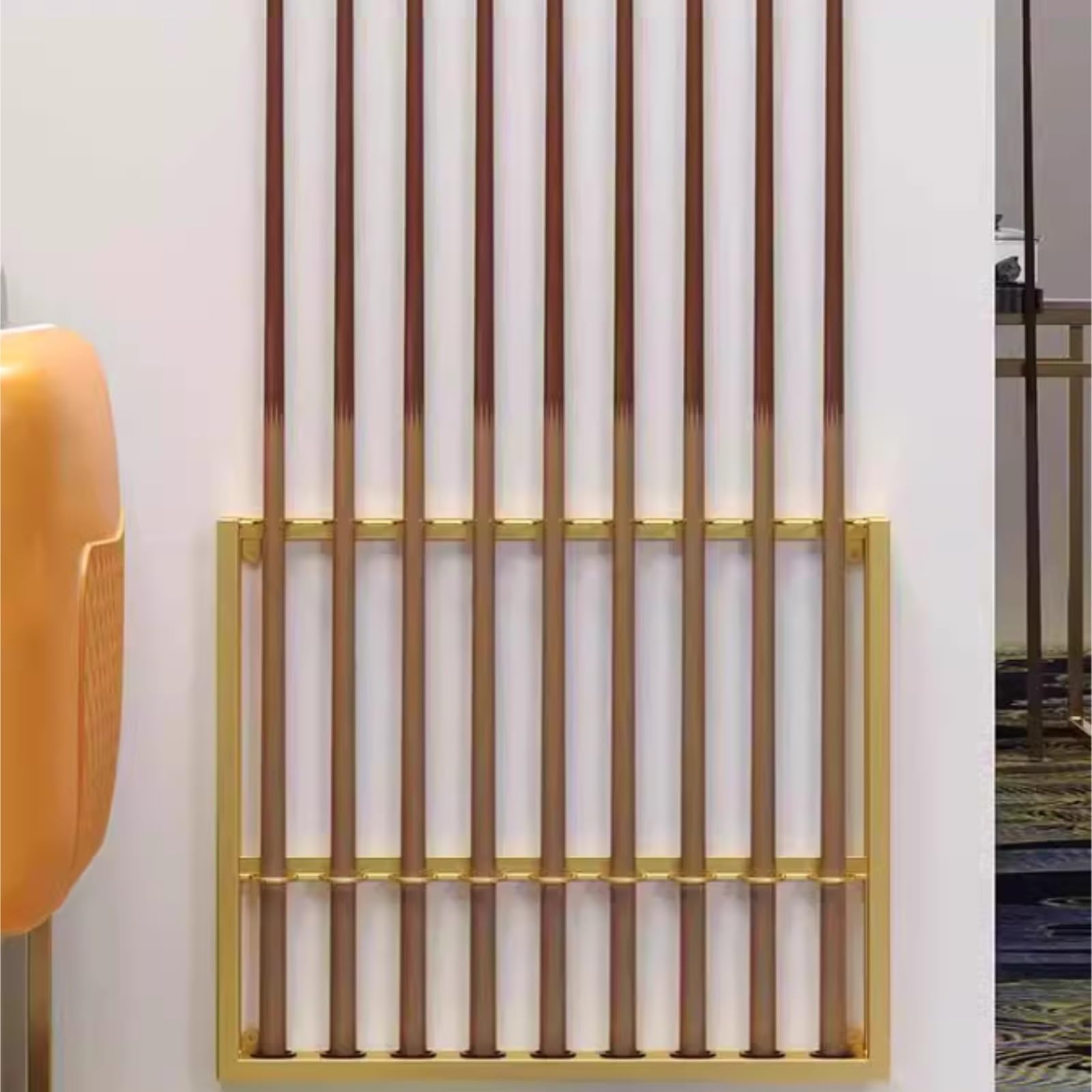 Golfschläger-Halter Golf Club Halter Stehen Wand Halterung Pool Queue Rack for 9 Cues Sticks Lagerung Tisch Zubehör Ausrüstung Golfschläger-Organisation