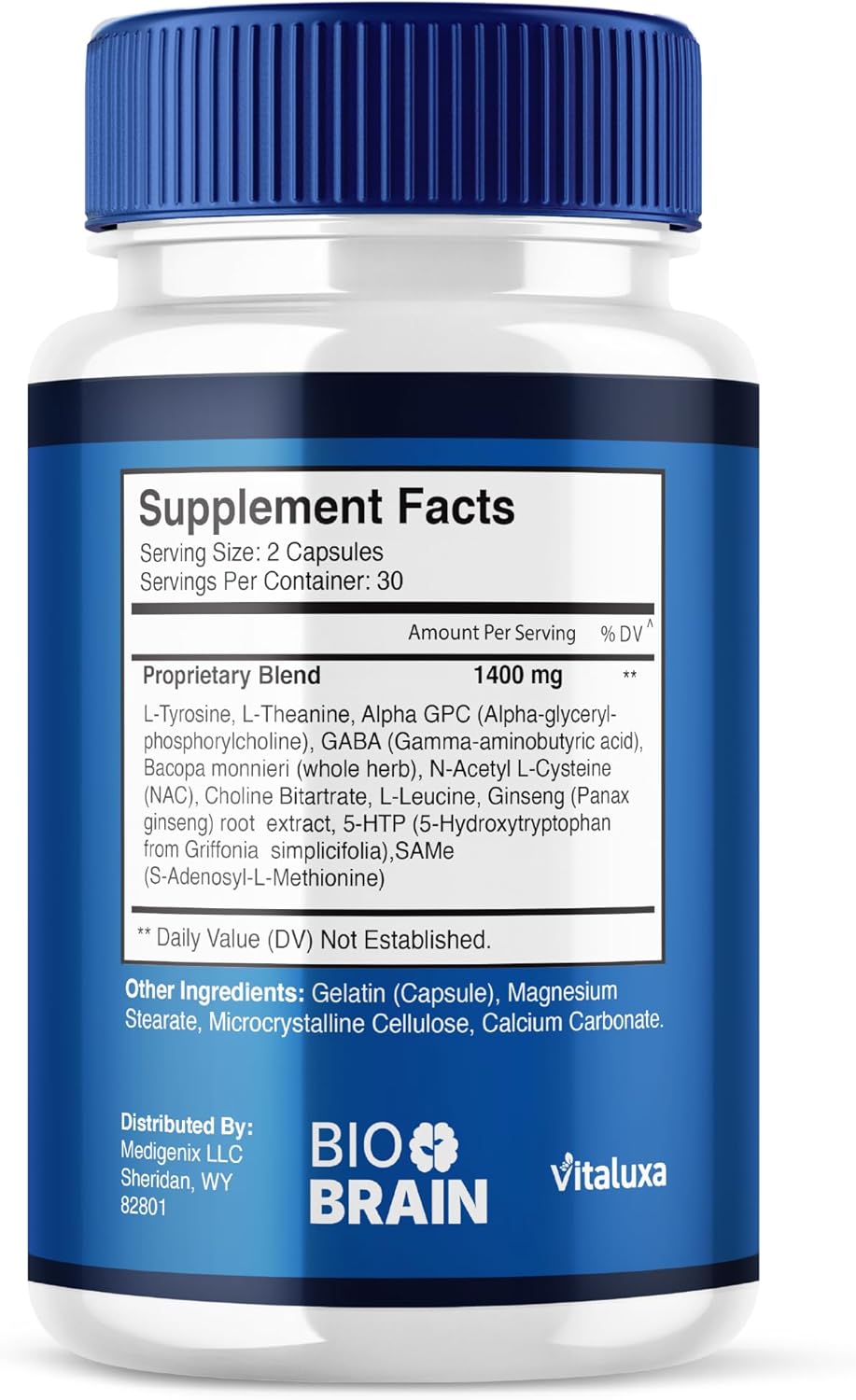 (3 Pack) Bio Brain Capsules, BioBrain Performance Memory Supplement for Mental Clarity, Health & Wellness, Advanced Nootropic Mind Power Supplement Pills for Better Focus, Attention, Calm Mood (180ct)