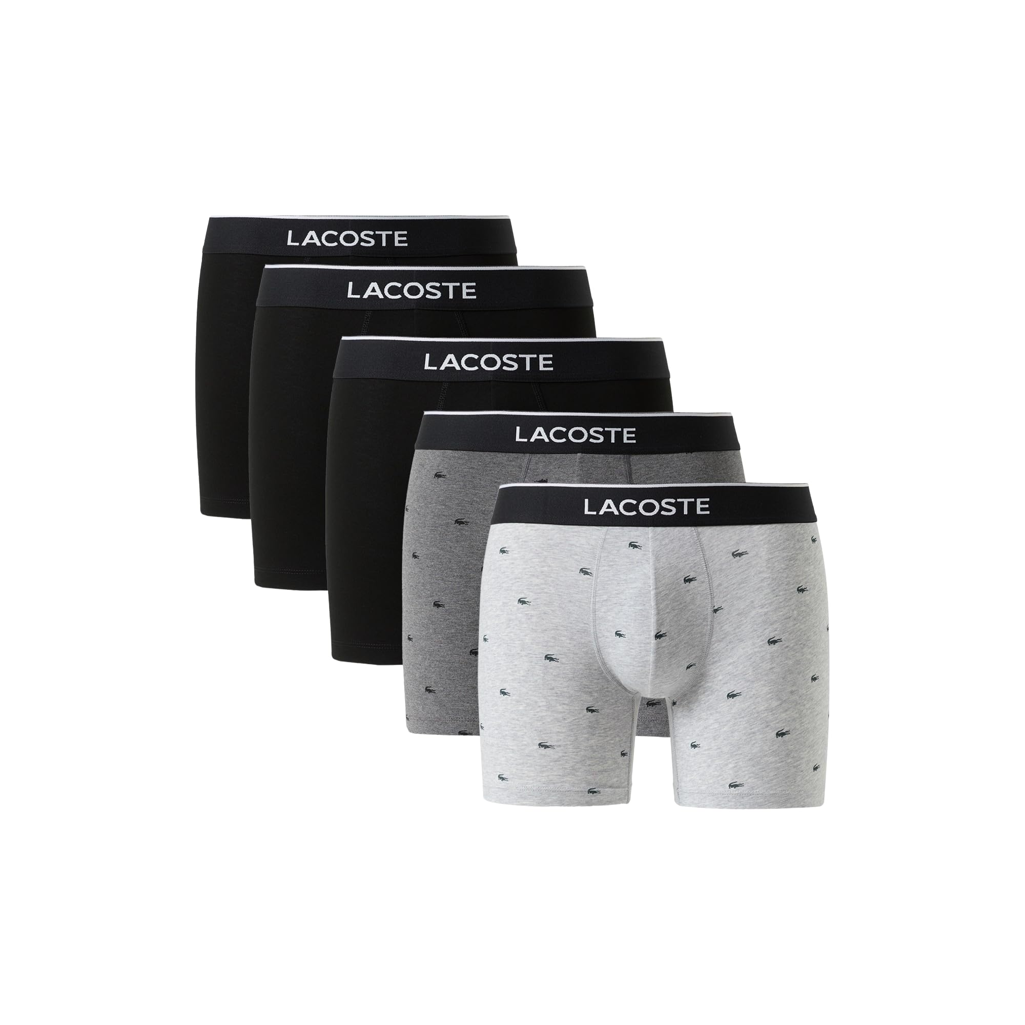 

                                                    Lacoste Men's Cotton Stretch Mini Croc Print Boxer