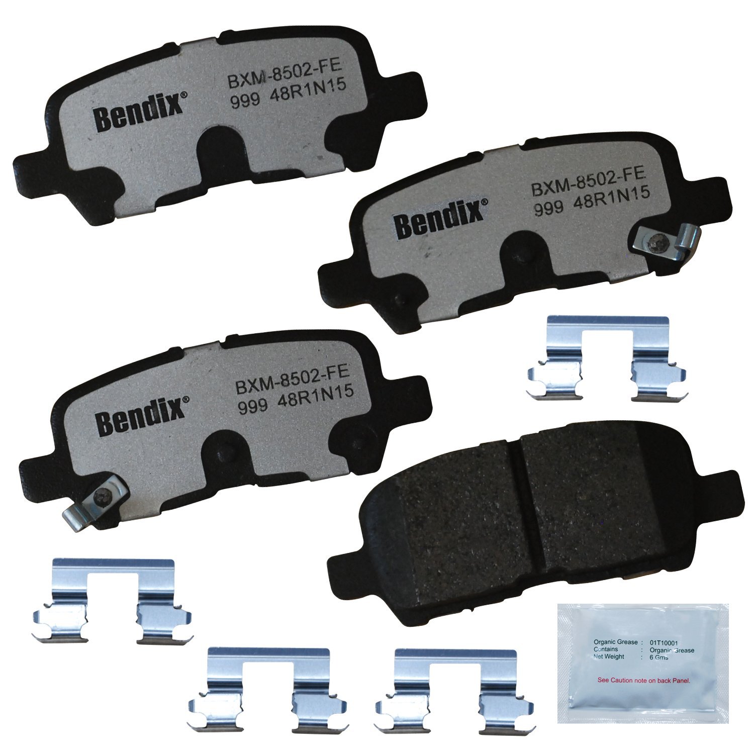 Bendix Fleet Metlok PBD999 Semi-Metallic Rear Brake Pads for Buick Allure 2009-2005,LaCrosse 2009-2005,Chevrolet Impala 2013-2011,Impala 2016-2015,Impala Limited 2016-2014,Pontiac Grand Prix 2008-2004