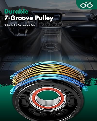 Miniatura 273 de SCITOO Compresor de CA para Acura TSX 2.4L 2004 2005 2006 2007 2008, CO 10849T Compresor de aire acondicionado con embrague 38810RBBA01 10360661