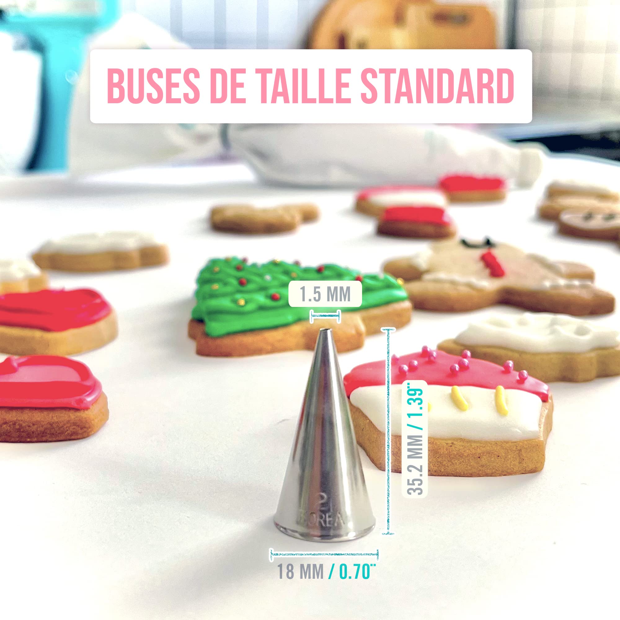 Douilles Miniatures Pour Décoration De Gâteaux Et Cupcakes - Set De Moules Pour Pâtisserie, Argile, Jouets Alimentaires - Design Détaillé, Facile à Utiliser Et à Nettoyer - 5