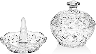 Shannon Crystal 2 Piece Jewelry Organizer