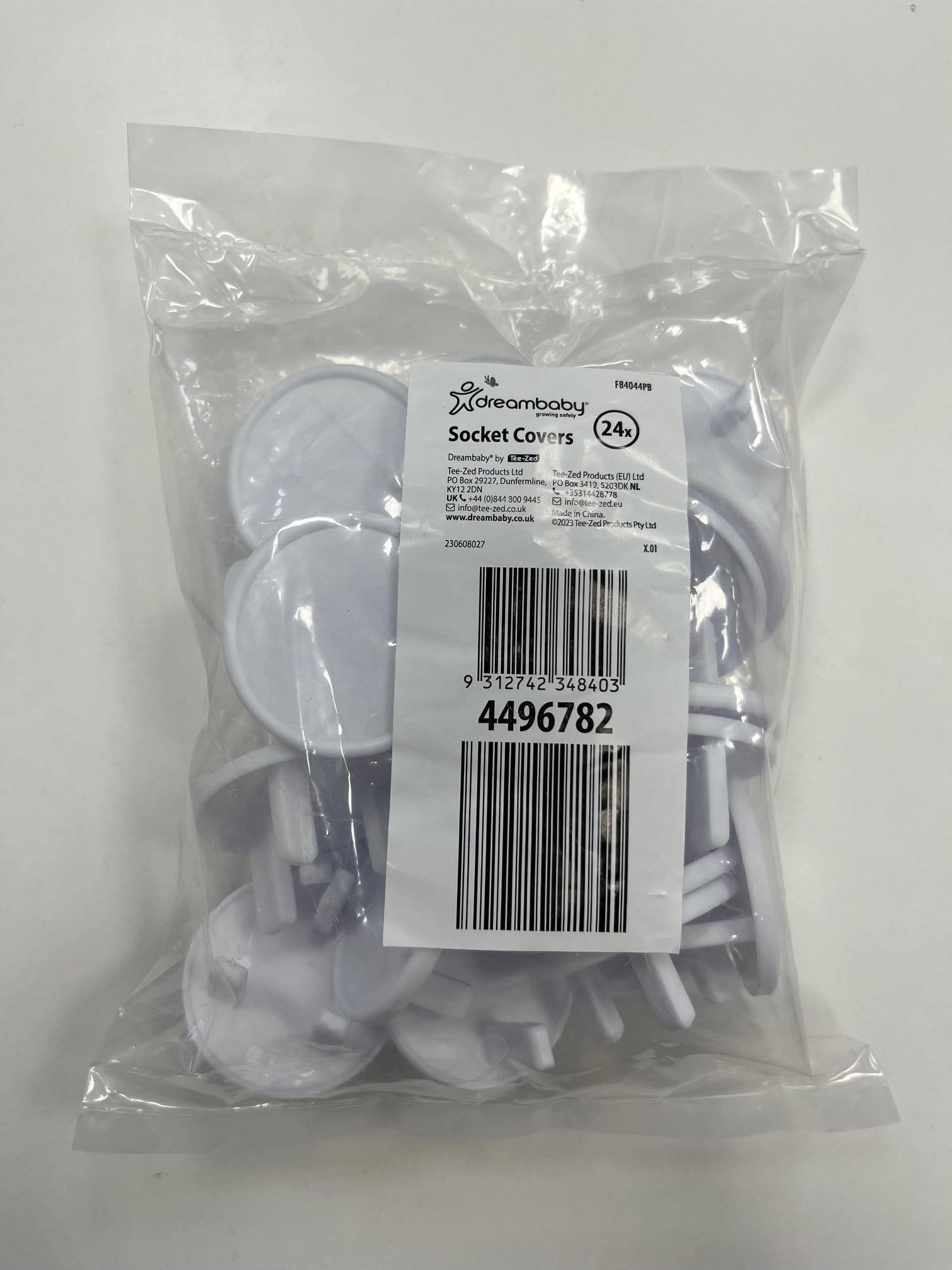 Dreambaby Home Baby Safety Socket Plug Covers - Electrical Outlet Protector Guard -24 Pack - White - Image 4