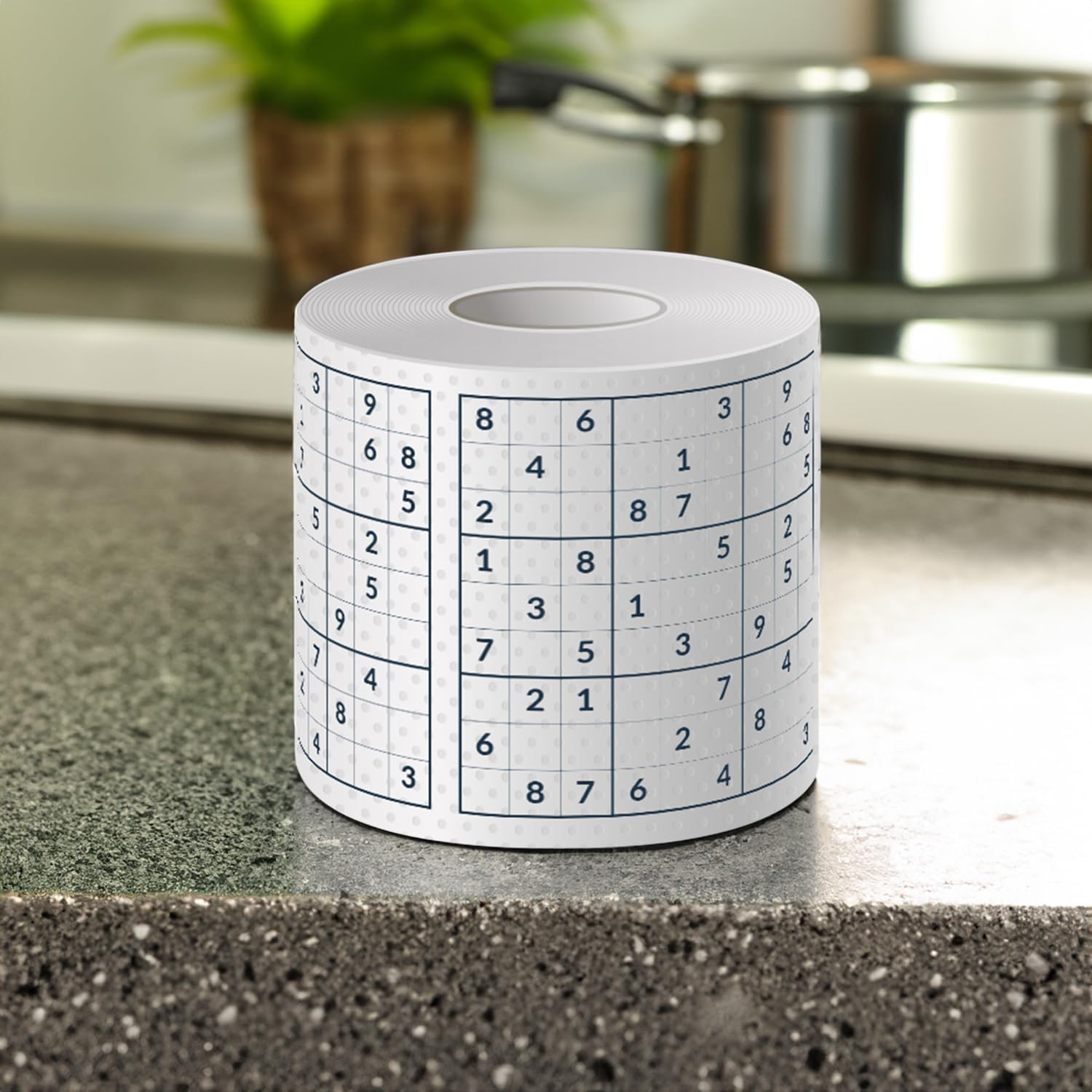 Papel higiénico Sudoku - el papel higiénico divertido para los aficionados a los puzzles