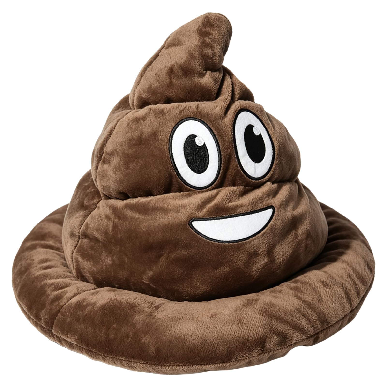 KFSCIP Funny Hats, Silly Hat with Fake poo Design for Adults, Novelty Chopper Hat with Dunce Cap Style, Poo Toy Accessory, 35 x 27 cm Size