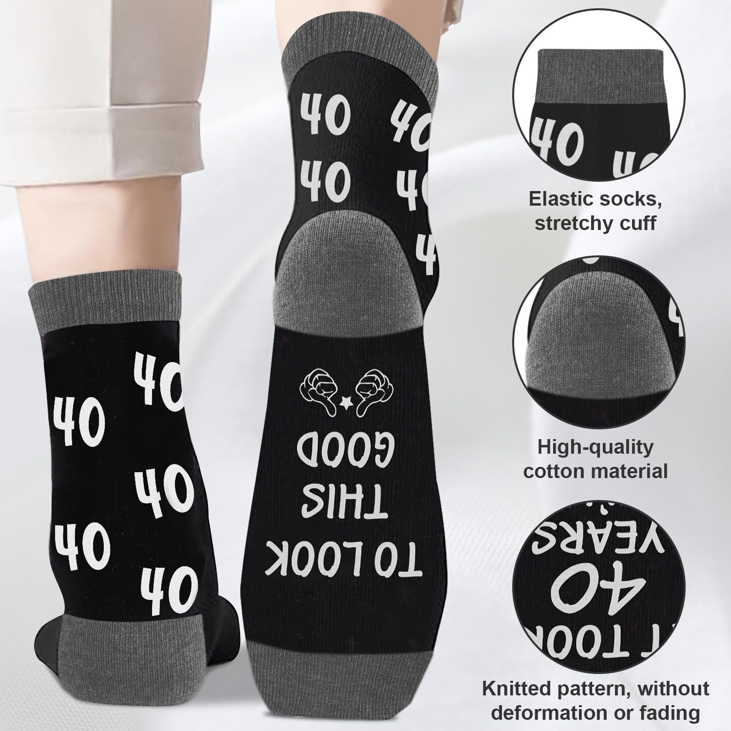 Birthday Gifts for Men with Mens Novelty Socks,Pop Up Birthday Card, Poster and Gift Box - Image 2