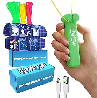 Original - As Seen on Shark Tank - Classic Rope Launcher Toy, Perfect for Kids & Adults - Fly a String Loop in The Air for Endless Tricks & Fun, Wonderment Awaits,Luscious Lime