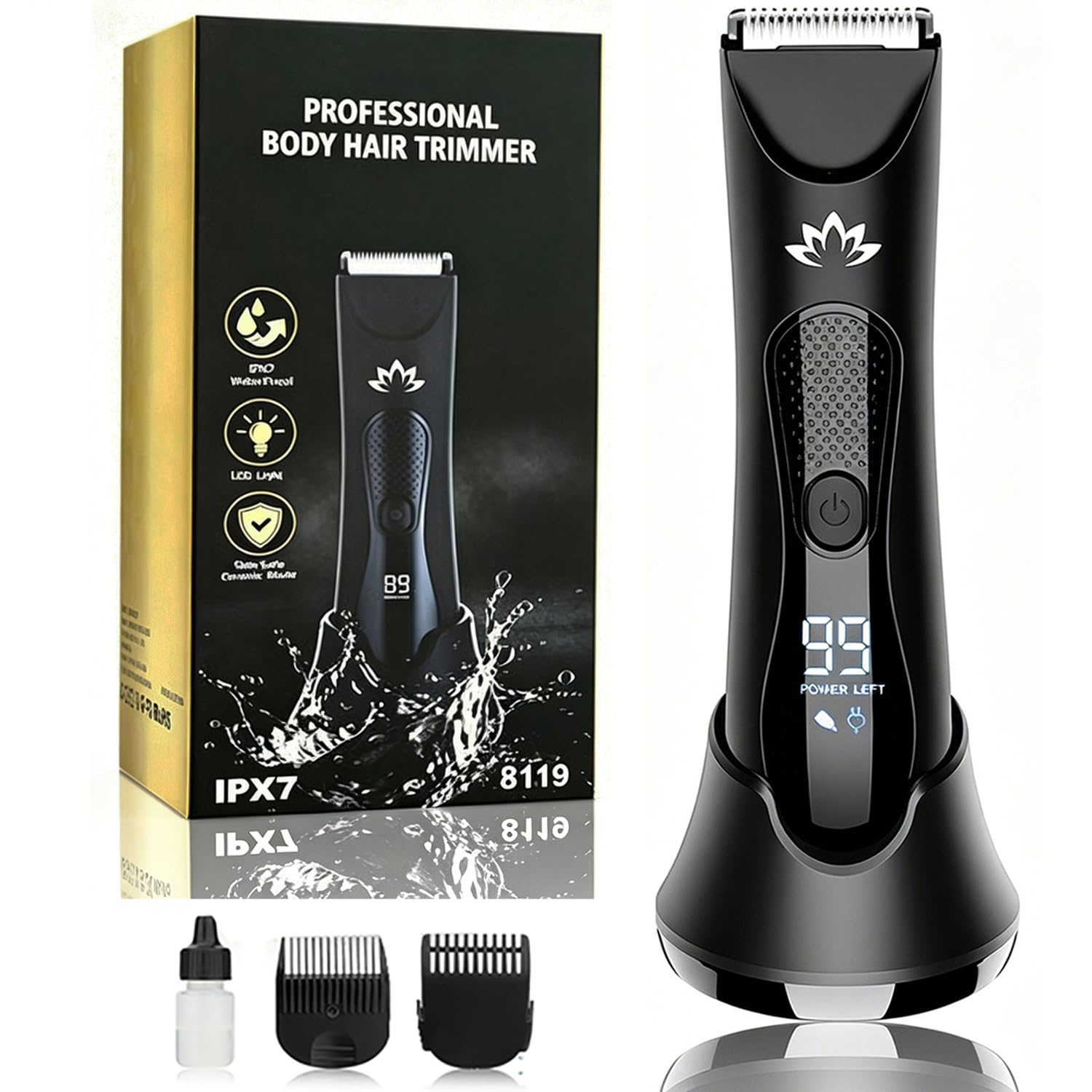 Suttik Manscape Body & Pubic Hair Trimmer