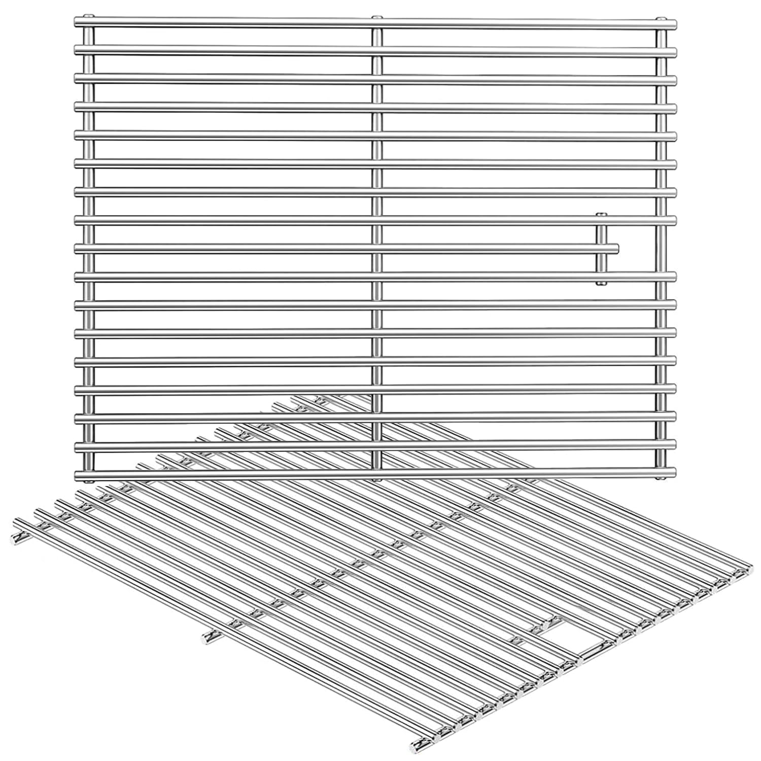 Rejillas de cocción de 17 pulgadas para Home Depot Nexgrill 720-0830H 720-0830D 720-0783E 720-0888; rejillas de cocción de acero inoxidable 304 para parrillas Uniflame y Kenmore; rejillas de