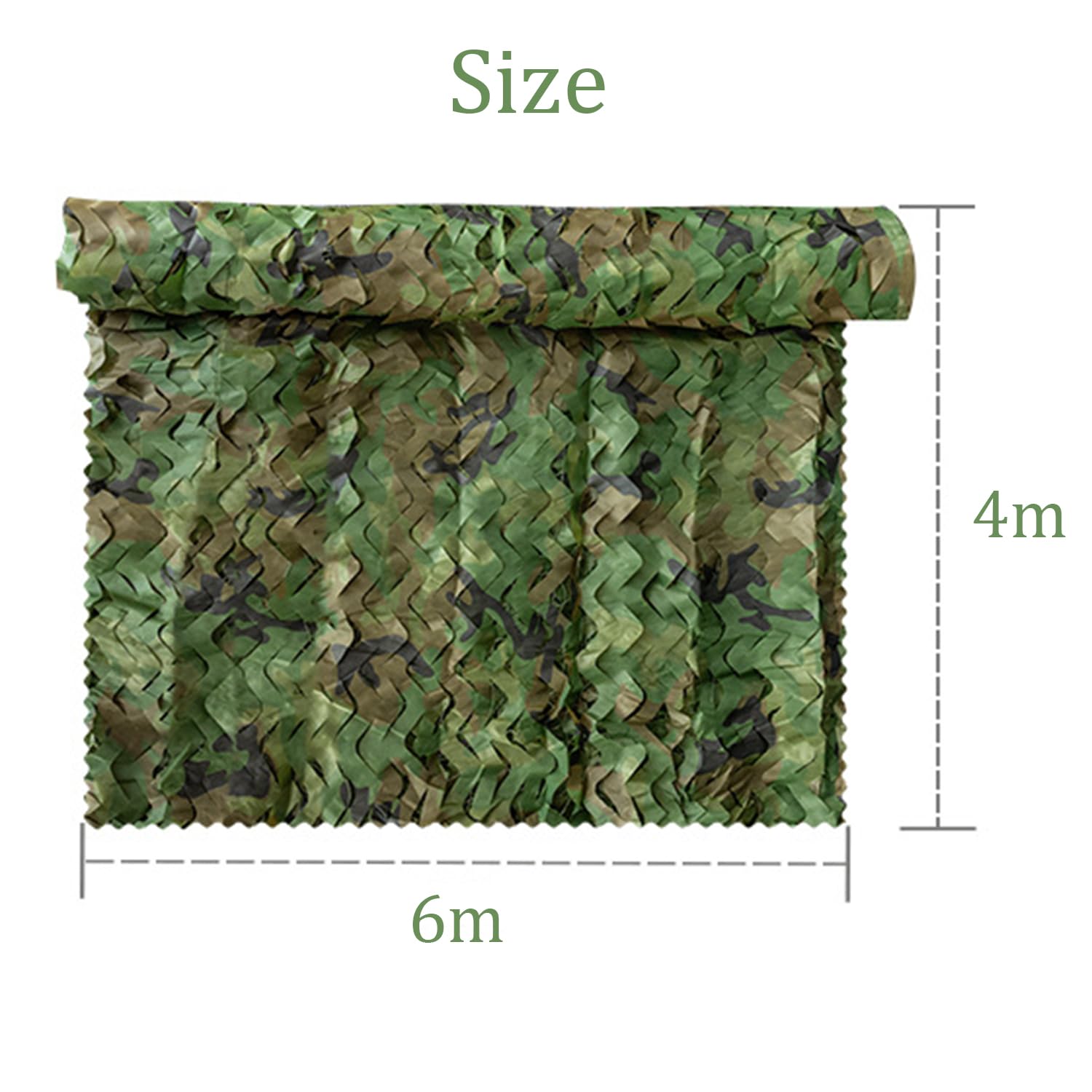 Rete Mimetica,Rete Militare,4x6m Rete Ombreggiante,Copertura Parasole per La Caccia,Adatto per Decorazione,Protezione dal Sole,Caccia,Persiane,Tiro,Occultamento,Campeggio