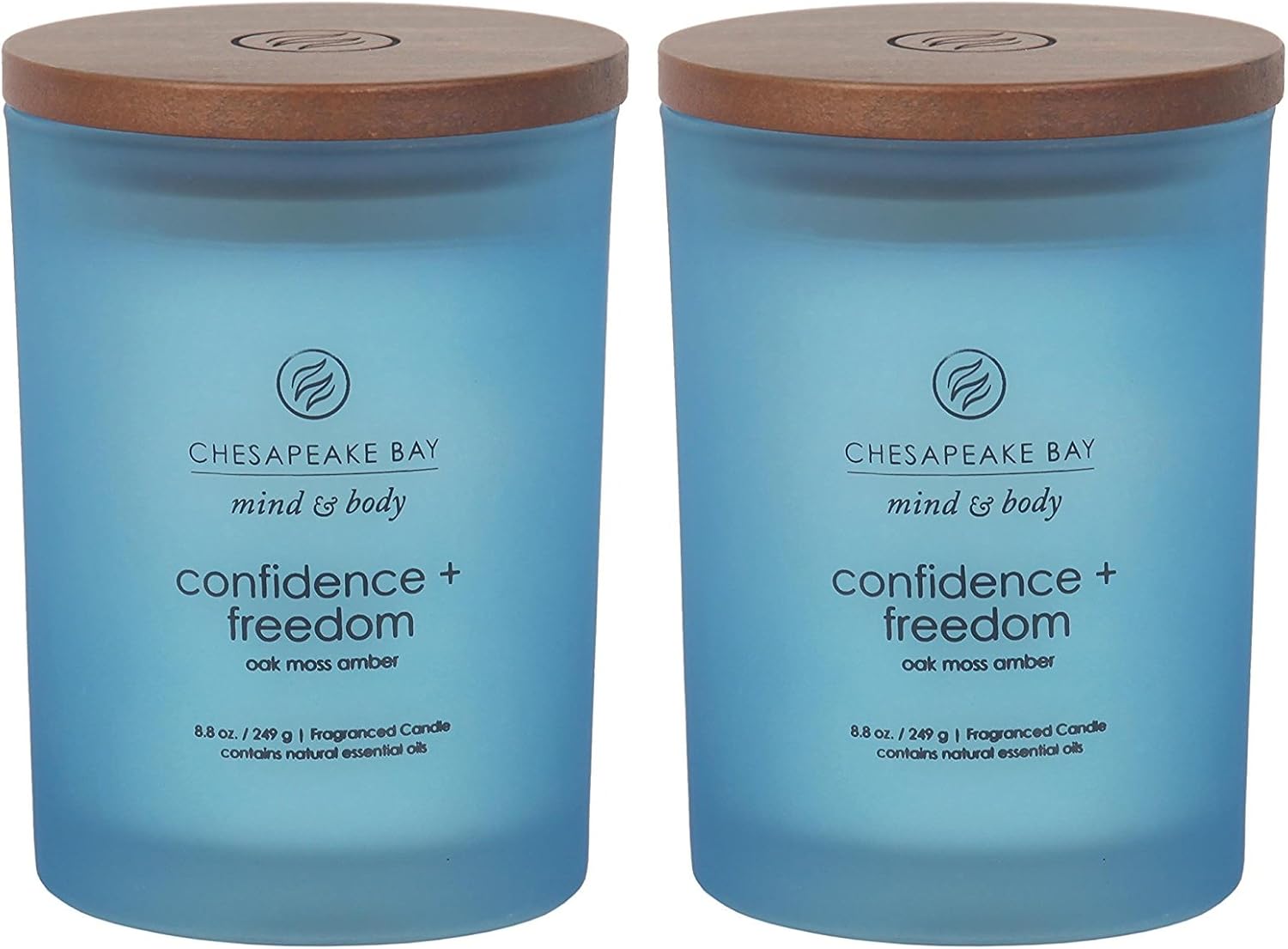 Chesapeake Bay Candle Scented Candles, Confidence + Freedom (Oak Moss