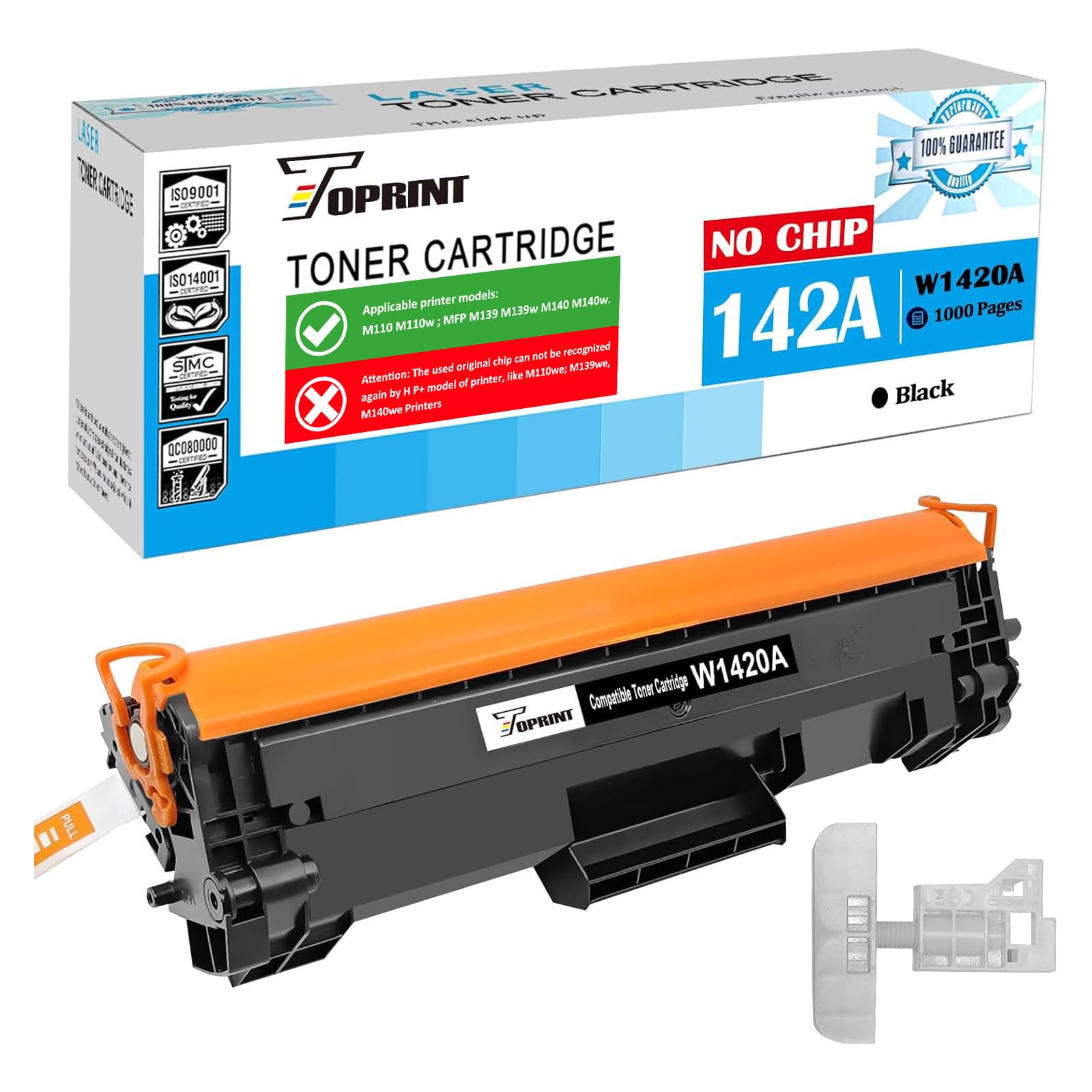 ZIPRINT 142A Toner De Repuesto Para HP142A W1420A 142X W1420X Para HP