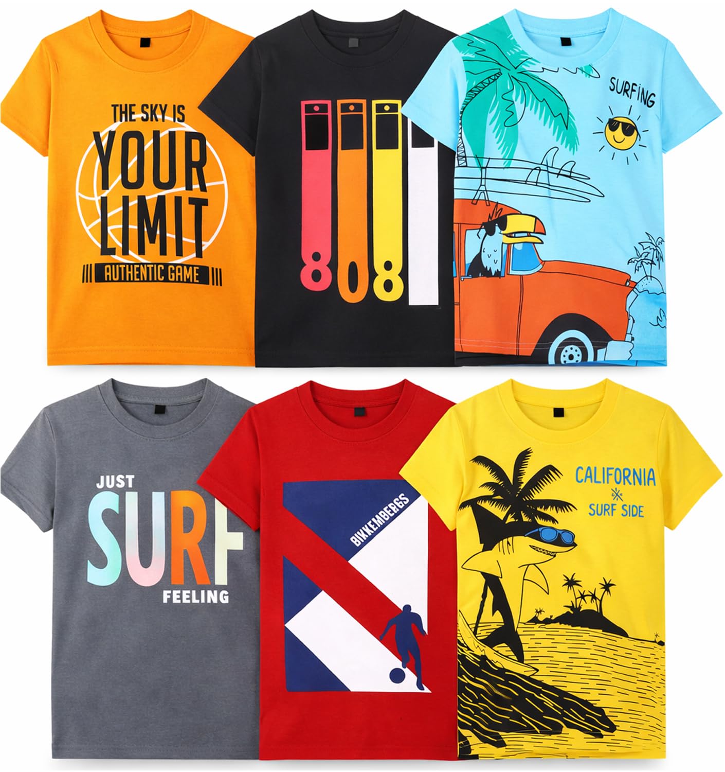 T2F Jungen T-Shirt Solid Regular Fit