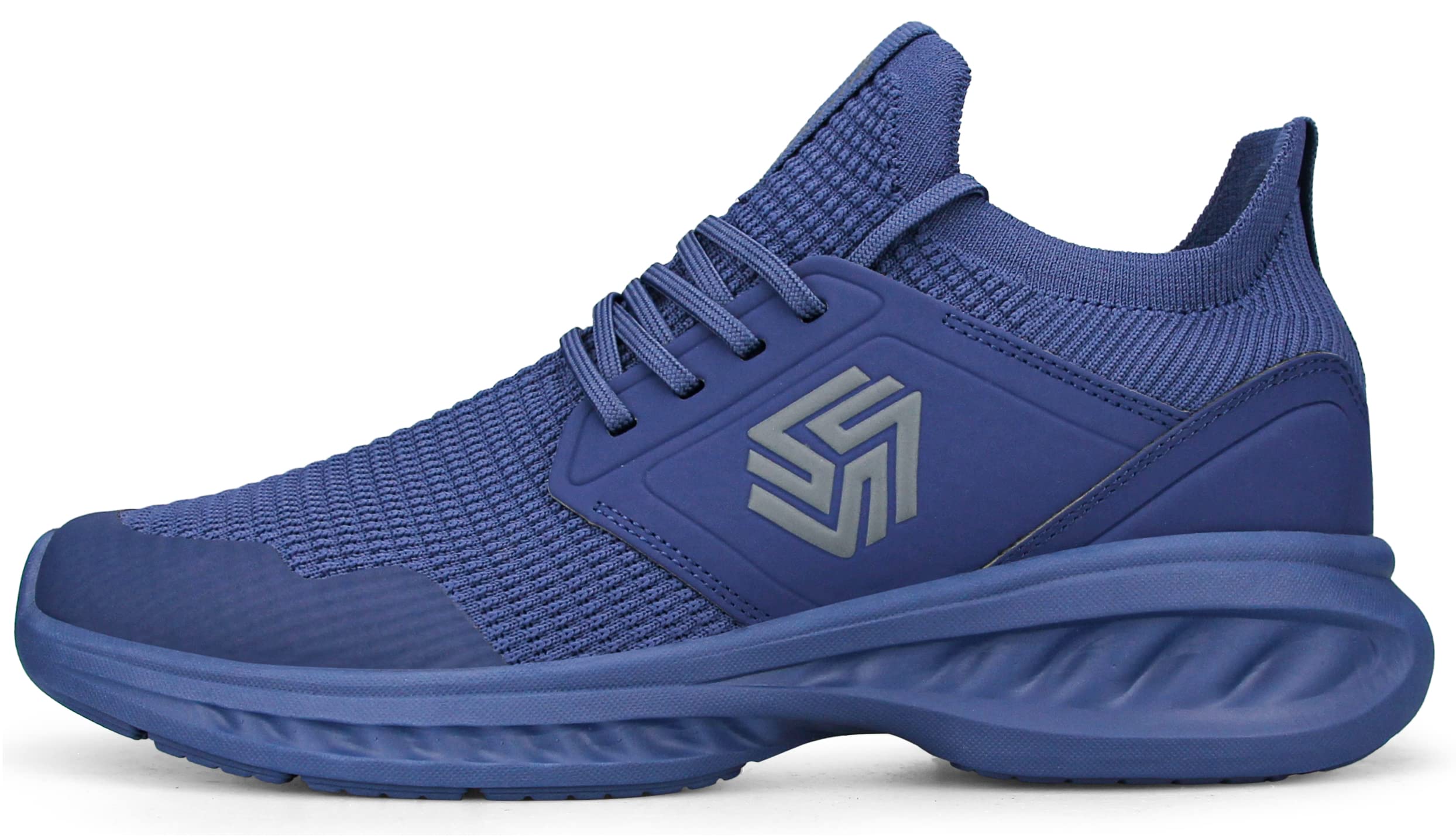 Mens Slip On Walking Shoes Non Slip Running Shoes Breathable Workout Shoes Lightweight Gym Sneakers