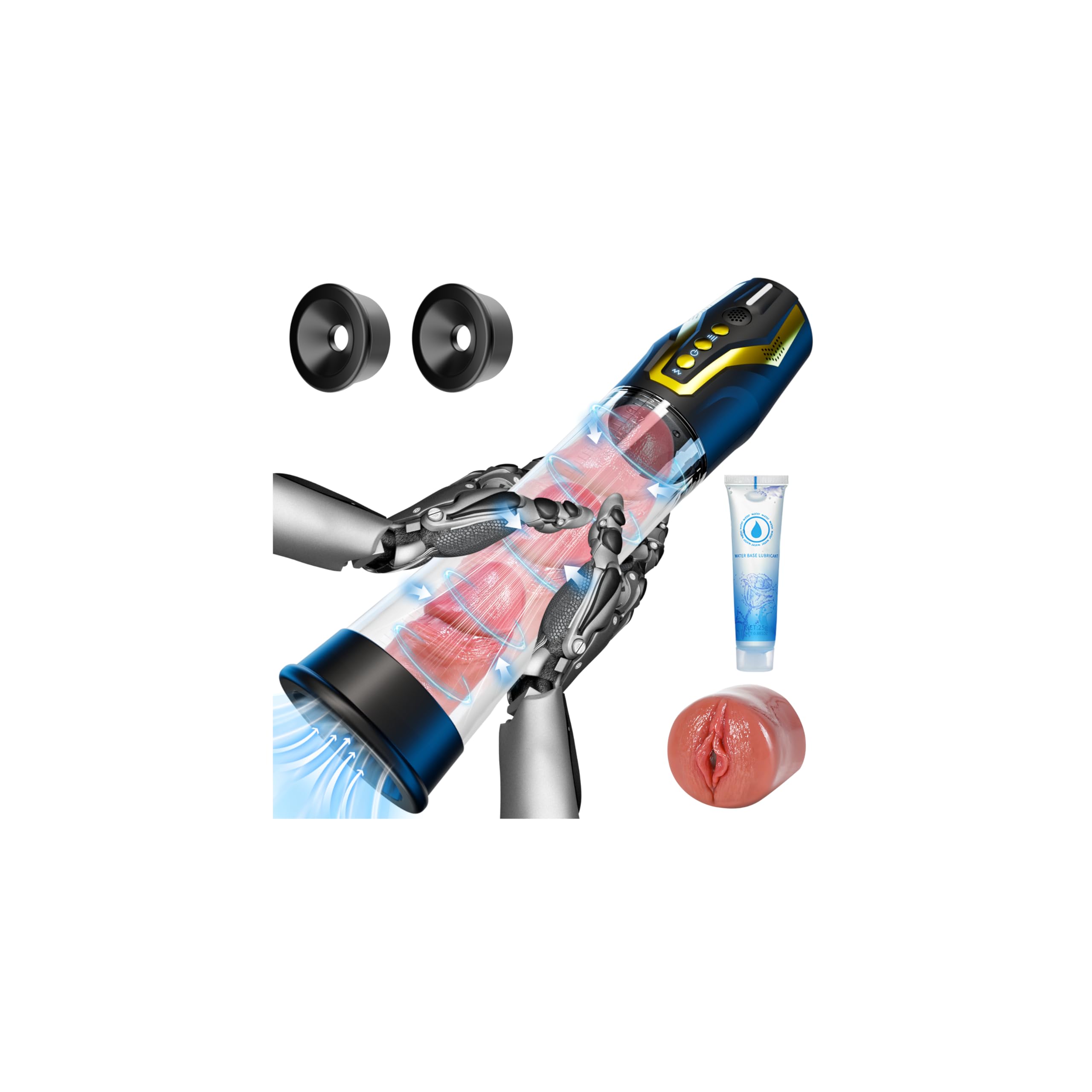 Alargador de Pene Masturbador Hombre Automatico - Control por Voz Bomba de Vacio Erector con 4 Modos de Succión & Bombeo, Masturbador Masculino Alargador Pene Masturbádores Masculino Sex Toys