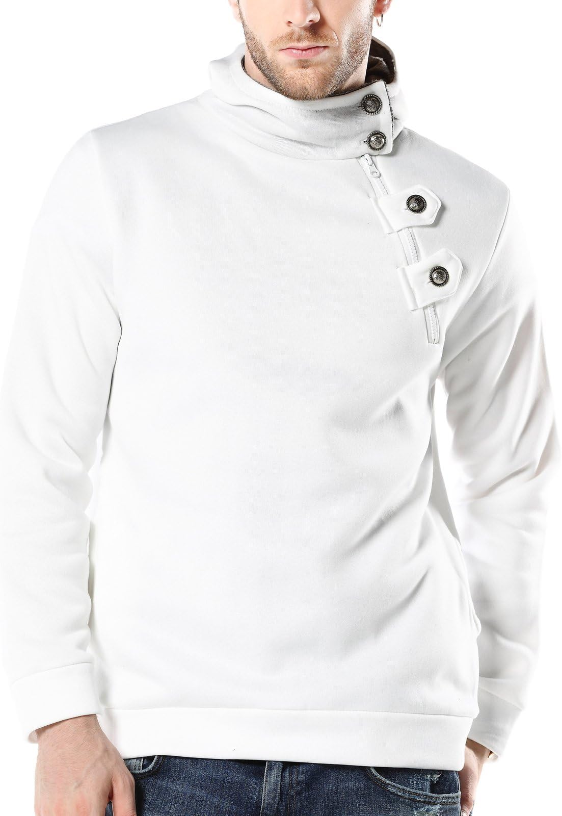Mens Zipper Jacket Coat Hooded Sweatshirt Hoodie Pullover Sweater
