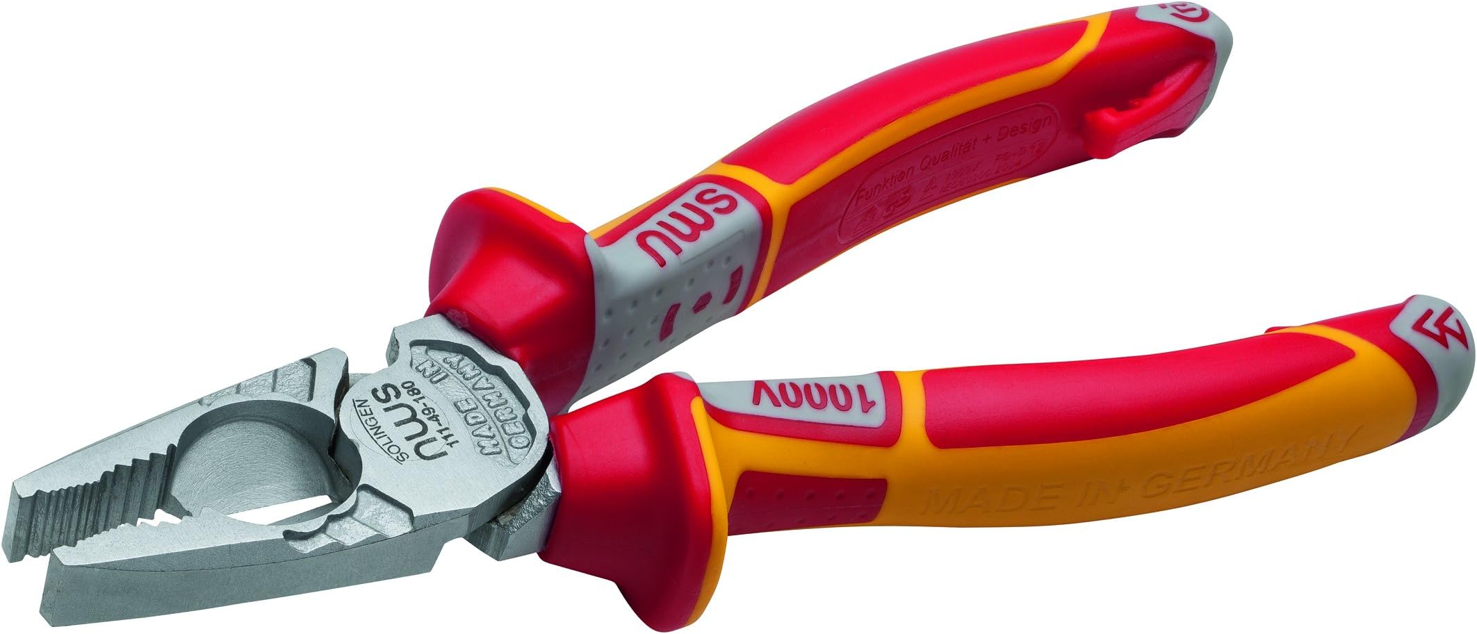 NWS High Leverage Combination Pliers VDE 111-49-165 | Made in Germany
