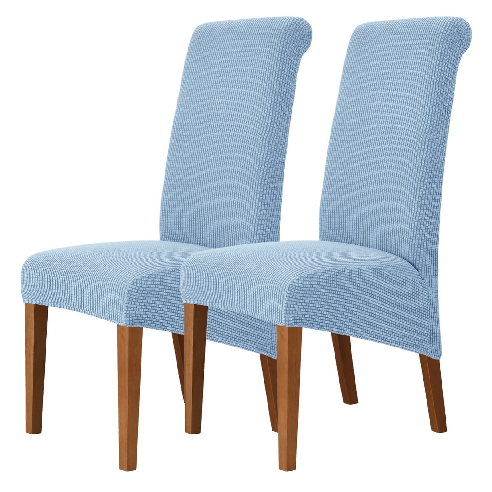 NMVAWIPT Stretch High-Back Dining Chair Covers, Removable Washable Protectors With Elastic Bottom, For Home, Restaurant, Banquet(#15,2Pcs)