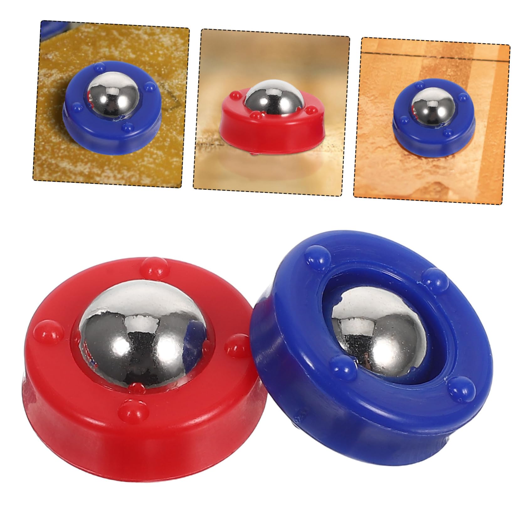 Gatuida 24 Discos de Repuesto para Tejo y Mini Juego de Bolos, Acero y Plástico, para Mesa, Favorece el Desarrollo Físico y Mental Interacción