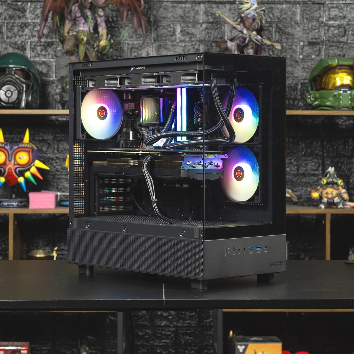 Amazon.com: Skytech Gaming Azure 3 Desktop PC, Ryzen 7 9800X3D 4.7 