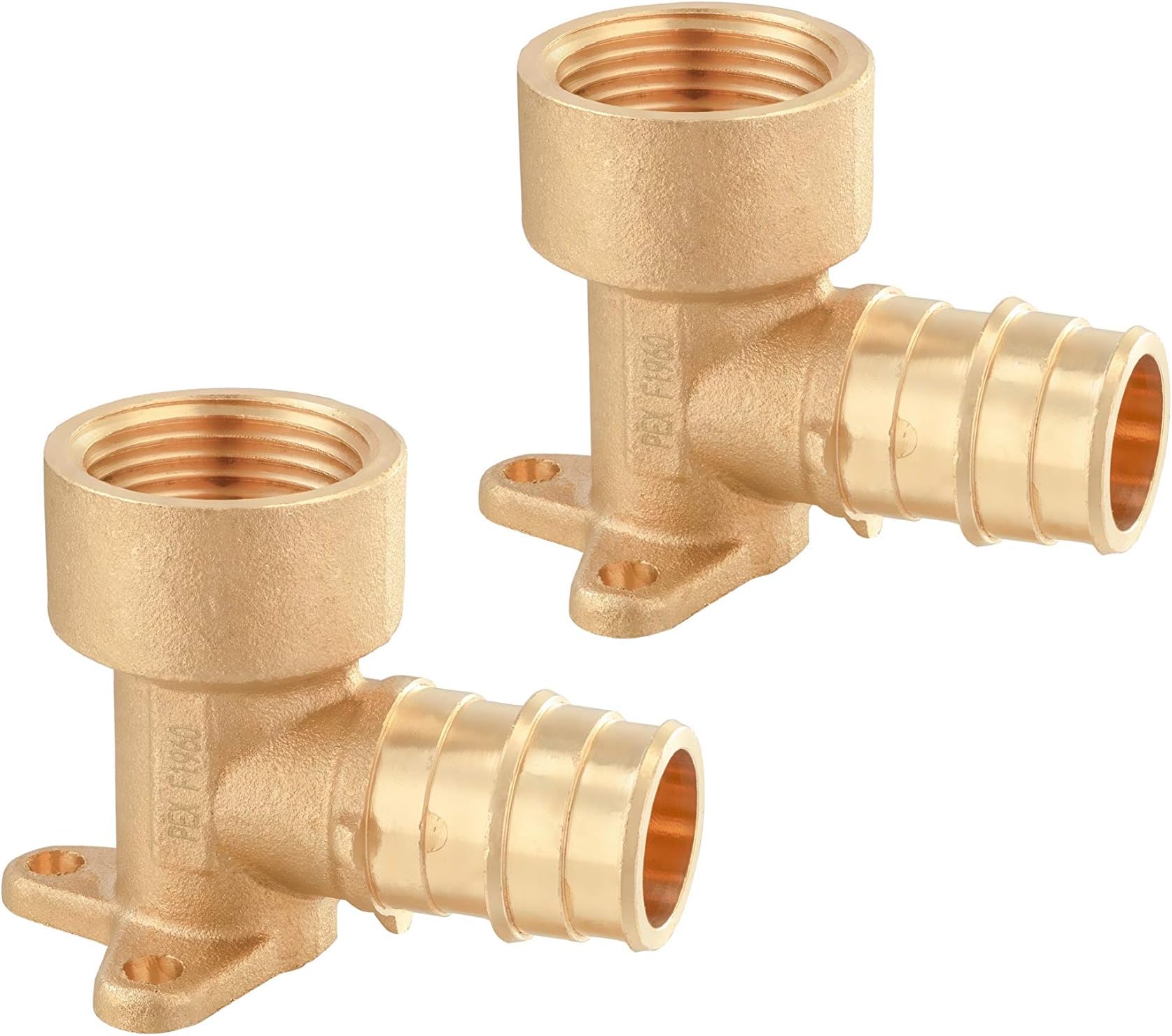 EFIELD Pex fittings Pex A Expansion 3/4"x 3/4" Female NPT Drop-Ear Elbow, F1960 (Pack of 2),(PEX1960088)