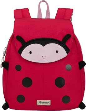 Samsonite Happy Sammies Eco - Children's Backpack S, 28.5 cm, 7 l, red (Ladybug Lally)