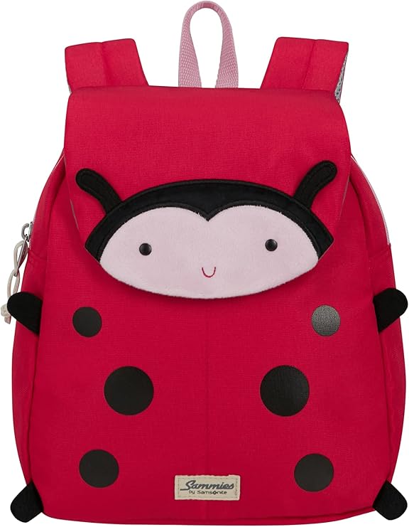 Samsonite Happy Sammies Eco - Children's Backpack S, 28.5 cm, 7 l, red (Ladybug Lally)