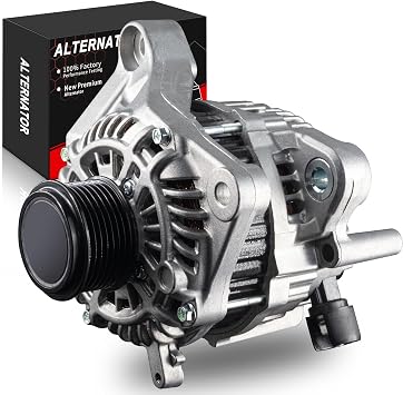 Accord 2.4L Output Alternator for-Honda Accord Sport Ex Ex-l Lx Lx-s 2014 2015 2016 2017 2.4L, Automatic CVT Transmission, 12V 110Amp CW, Upgraded Replacement Alternator, OE# 31100-5A2-A02