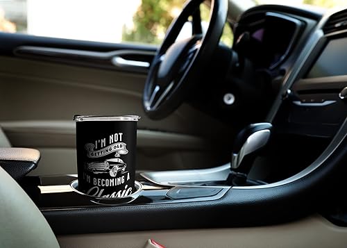 Miniatura 5 de Fancyfams - Regalos de cumpleaños para él vaso de acero inoxidable de 20 onzas, regalo del día del padre, regalo de cumpleaños de hija, hijo, vaso