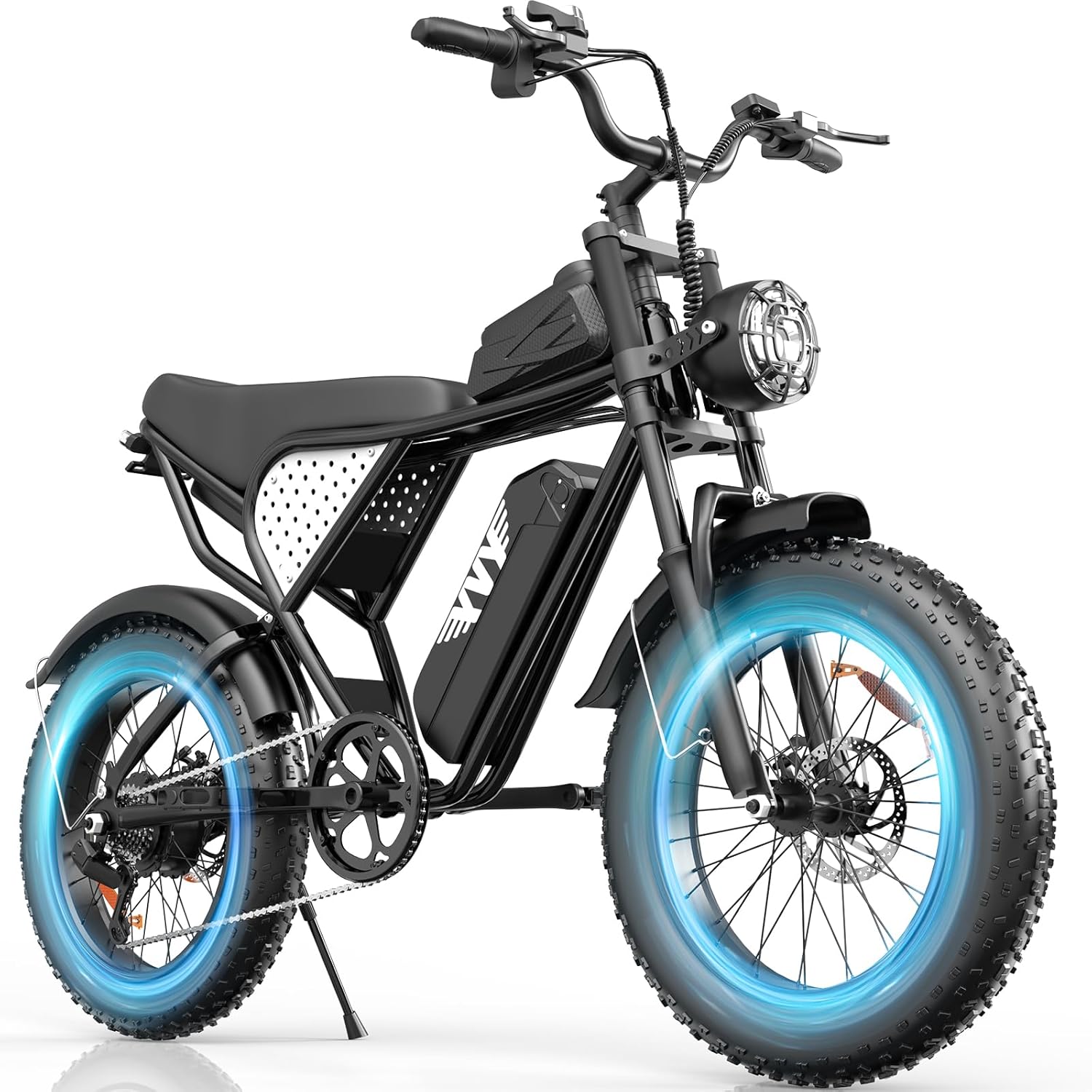 Electric Bike for Adult, 1000W, 48V 15.6Ah Removable Battery, 28 MPH 30-100+ Miles Ebike, 20" All-Terrain Fat Tire Dirt Bike, UL2849 Certified for Mountain Snow Sand Off-Road