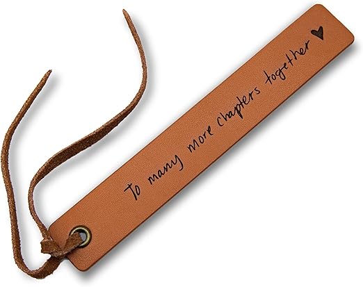 Leather Bookmark Set