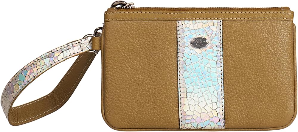Genuine Leather Wristlet Pouch for Women - PERF