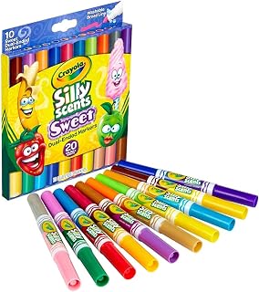 Crayola CYO588339 Silly Scents Sweet Dual-Ended Markers - Assorted Color - Pack of 10
