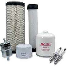 HERO Maintenance Filter Kit For Scag SVRII-52V-23FX Zero-Turn Mower Filters Compatible With OEM 110137044 110137045 490650721 490190031 BPR4ES 48462-01 With Kawasaki Engine FX730V