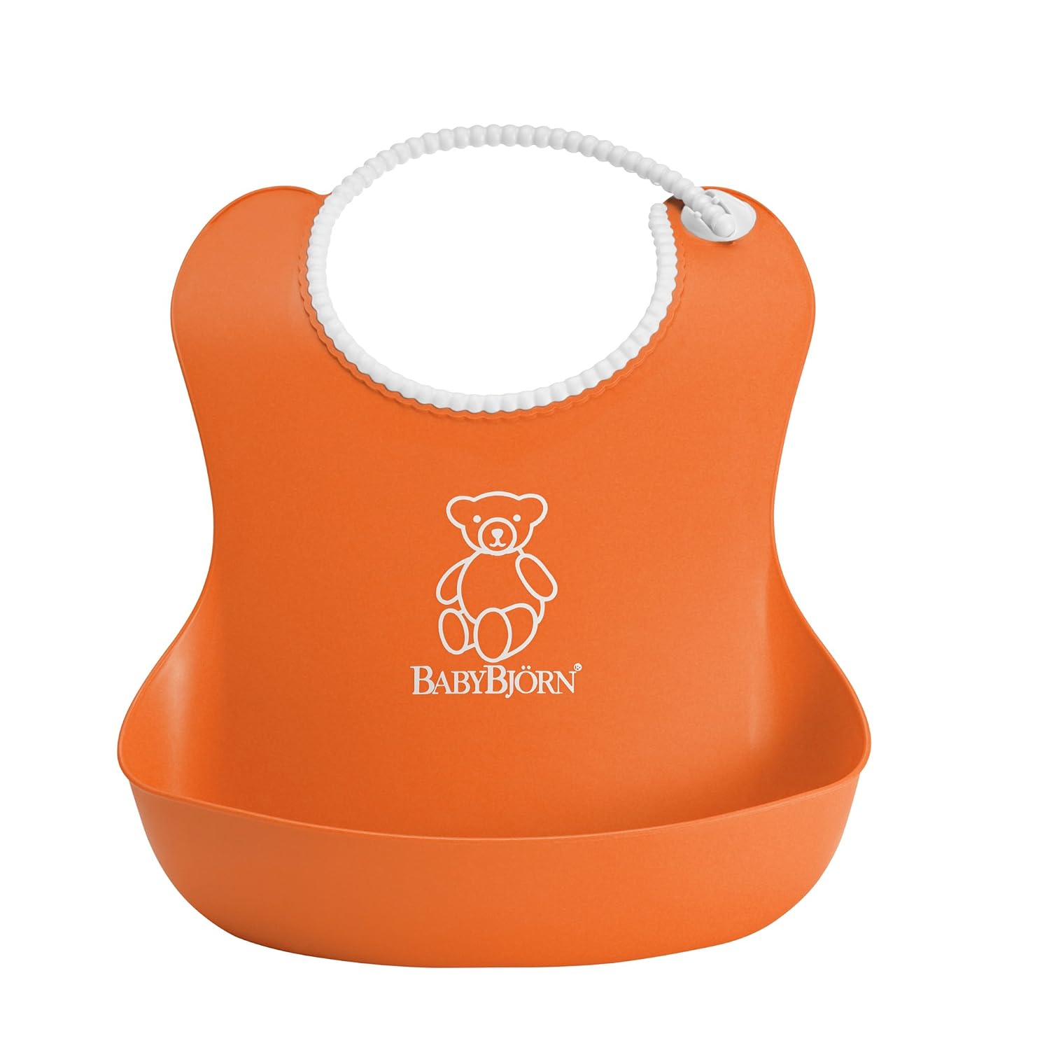 BABYBJORN Soft Bib - Orange/Turquoise (2 Pack)