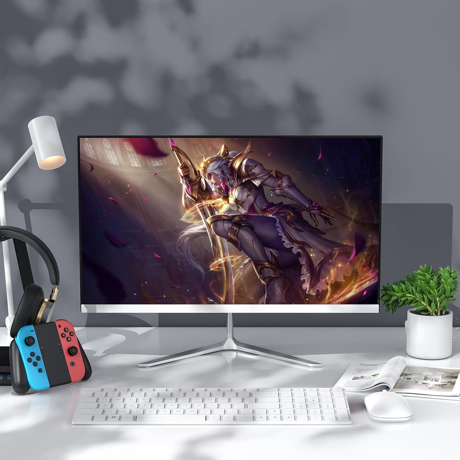 Desktop All-in-one Computer,Intel Quad-Core N5095 Processor,16GB RAM, 512GB SSD, Dual-Band WiFi 2.4/5.0Ghz & Bluetooth, Windows 11 with Computer All-in-One Desktop, Includes Keyboard and Mouse Set