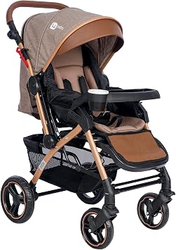 4 Baby Active Plus  ift Y nl  Bebek Arabas  Kahve