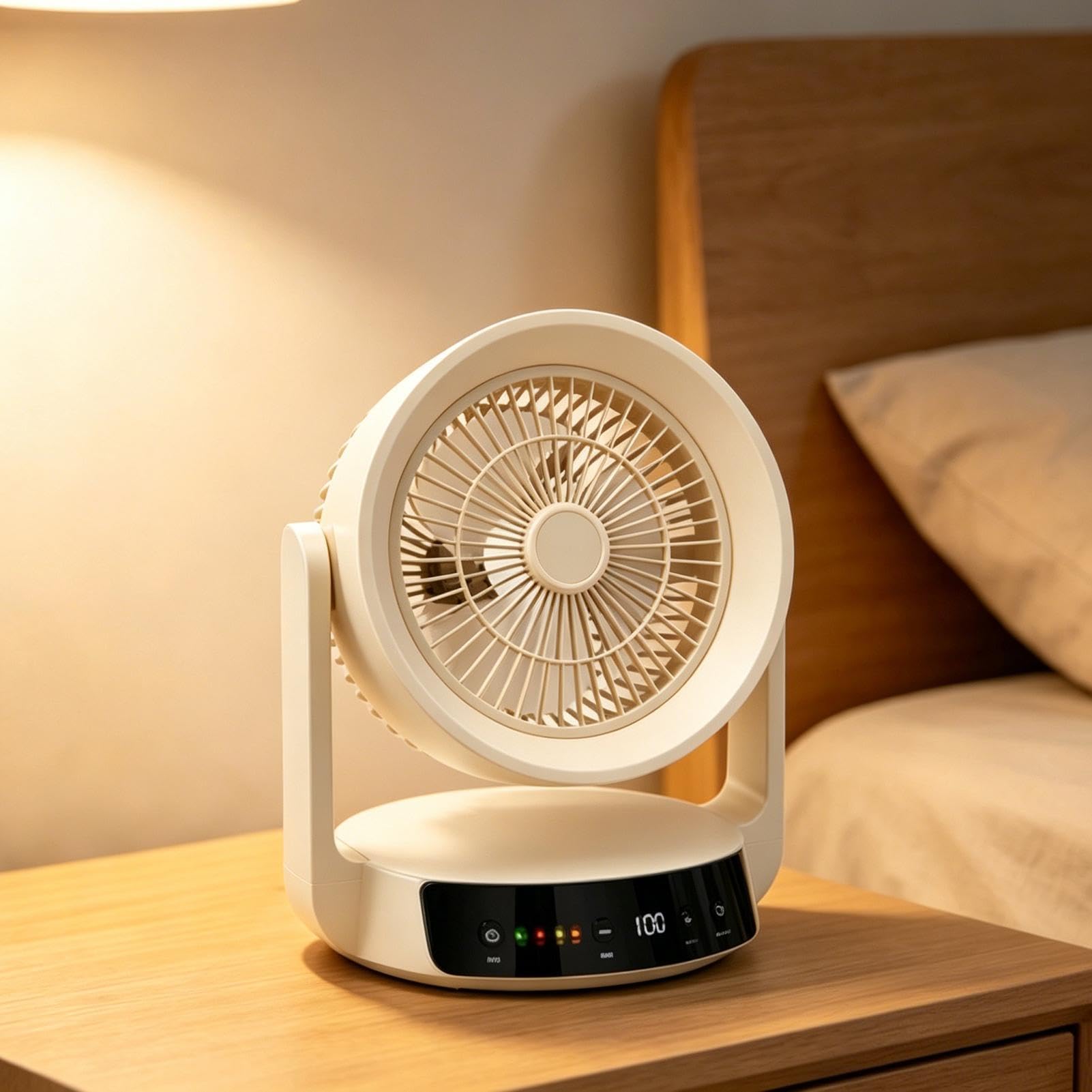 Ventilatore Ricaricabile Da Scrivania Ricaricabile USB Velocità Regolabile | Ventilatore da tavolo portatile Per Comodino Cucina Soggiorno Ufficio Domestico Studio Dormitorio