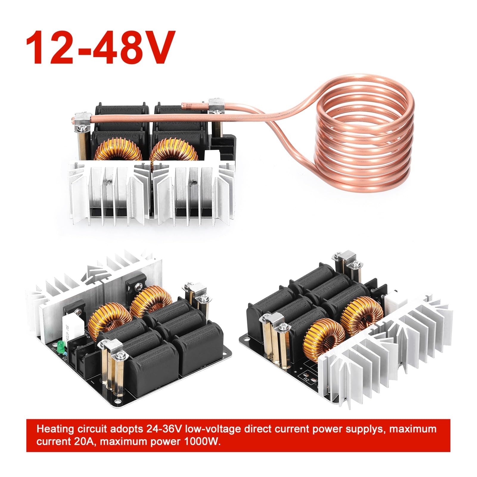 Nagrzewnica indukcyjna, 1000W ZVS płyta grzewcza indukcyjna nagrzewnica indukcyjna cewka rura miedziana podgrzewacz sterownika Flyback dla majsterkowiczów wyżarzanie hartowanie zapłon,Bezpieczeństwo